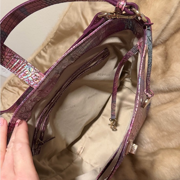 Brahmin Shira Tote Leather Bag - Picture 6 of 11